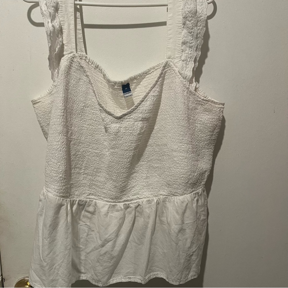Two Strap Lacey Top